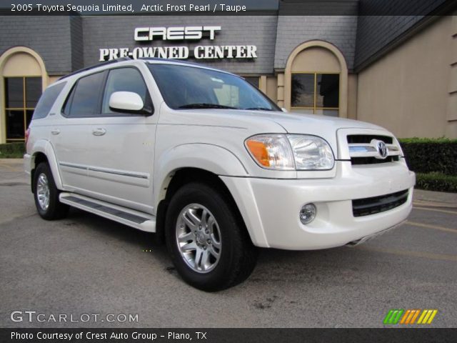 2005 Toyota Sequoia Limited in Arctic Frost Pearl