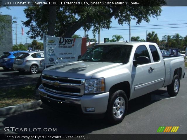 2010 Chevrolet Silverado 1500 LT Extended Cab in Sheer Silver Metallic