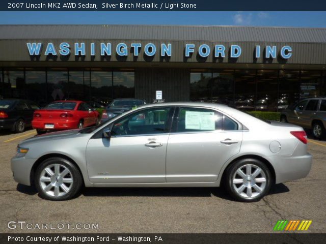 2007 Lincoln MKZ AWD Sedan in Silver Birch Metallic