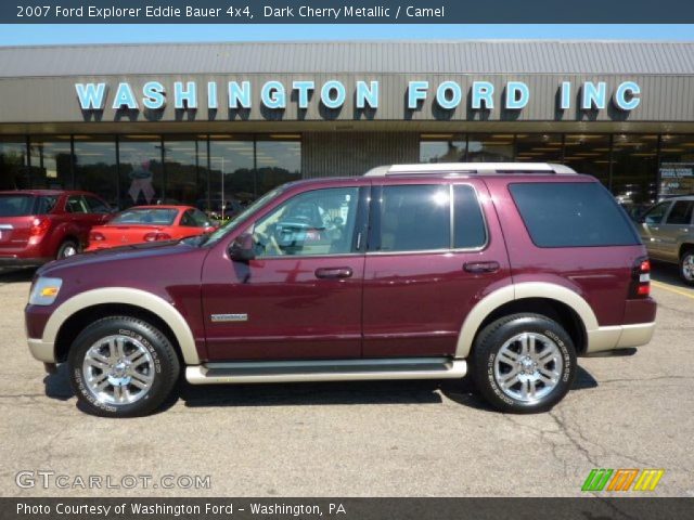 2007 Ford Explorer Eddie Bauer 4x4 in Dark Cherry Metallic