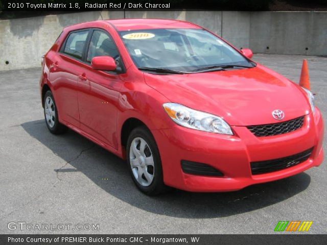 2010 Toyota Matrix 1.8 in Radiant Red