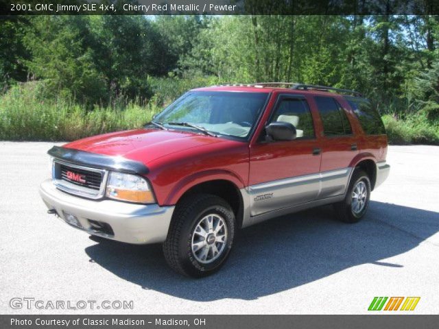 2001 GMC Jimmy SLE 4x4 in Cherry Red Metallic