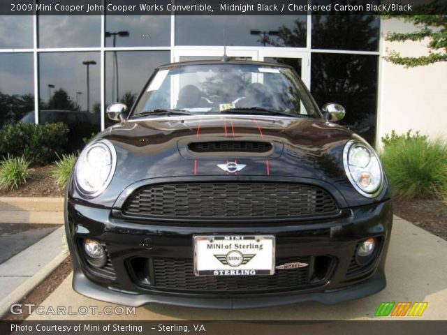 2009 Mini Cooper John Cooper Works Convertible in Midnight Black