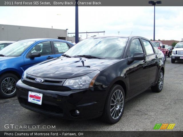 2011 Ford Focus SES Sedan in Ebony Black