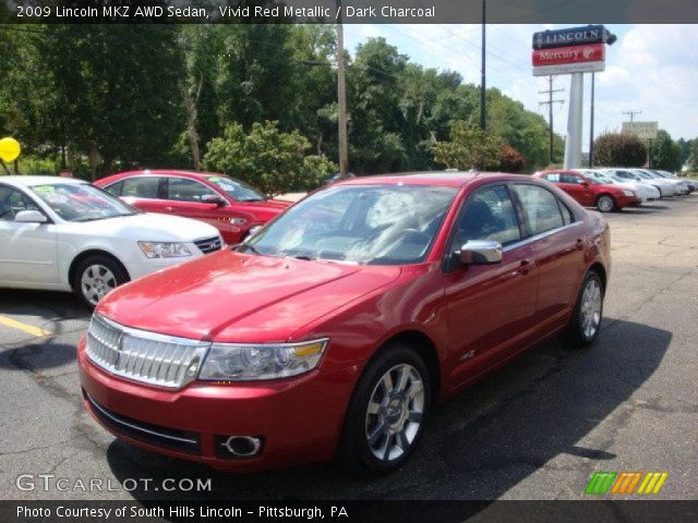 2009 Lincoln MKZ AWD Sedan in Vivid Red Metallic