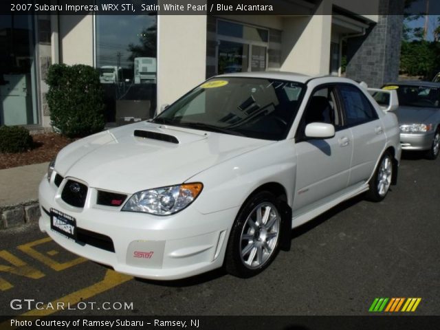 2007 Subaru Impreza WRX STi in Satin White Pearl