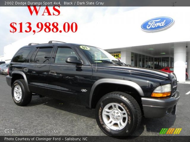2002 Dodge Durango Sport 4x4 in Black