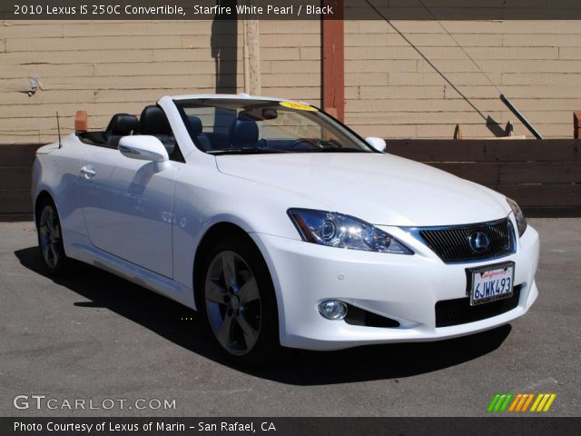 2010 Lexus IS 250C Convertible in Starfire White Pearl