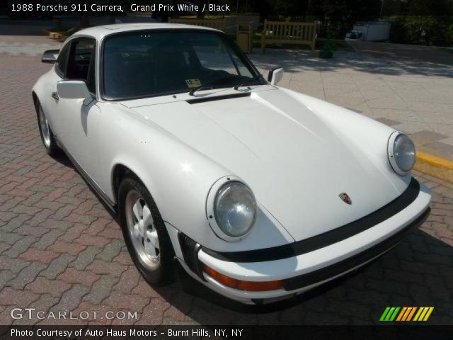 1988 Porsche 911 Carrera in Grand Prix White