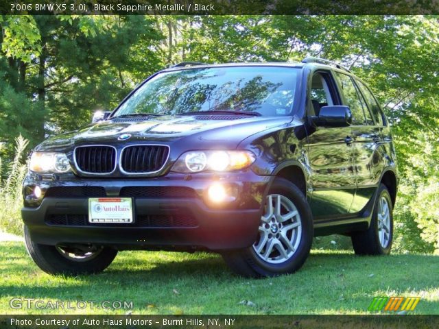 2006 BMW X5 3.0i in Black Sapphire Metallic
