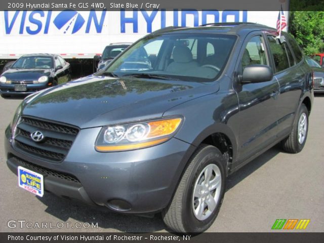 2009 Hyundai Santa Fe GLS 4WD in Slate Blue
