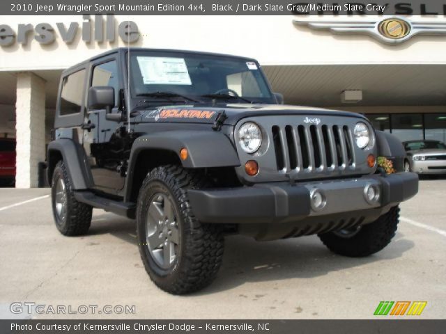 2010 Jeep Wrangler Sport Mountain Edition 4x4 in Black