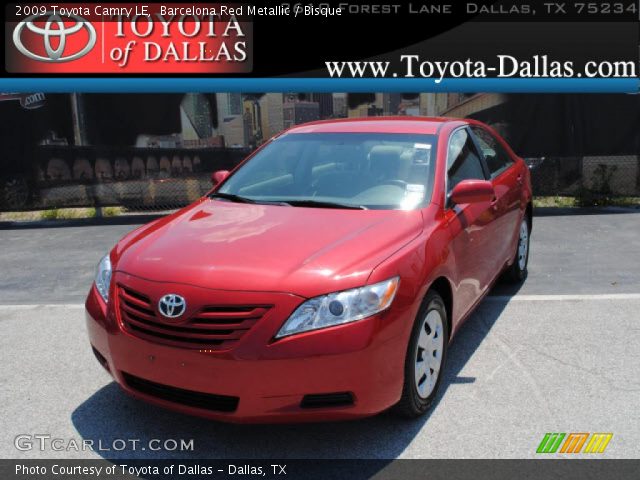 2009 Toyota Camry LE in Barcelona Red Metallic