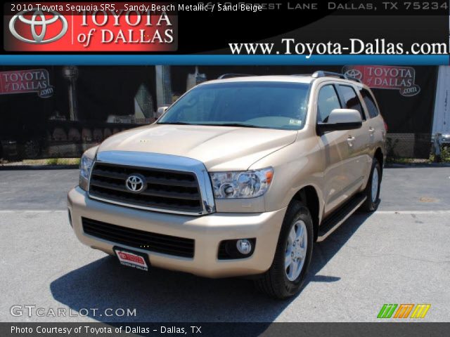 2010 Toyota Sequoia SR5 in Sandy Beach Metallic