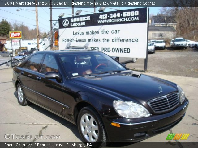 2001 Mercedes-Benz S 500 Sedan in designo Mocha Black Metallic