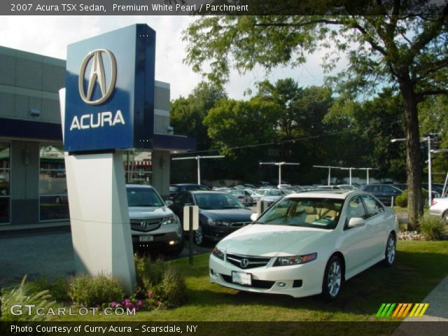 2007 Acura TSX Sedan in Premium White Pearl