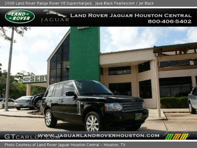 2008 Land Rover Range Rover V8 Supercharged in Java Black Pearlescent