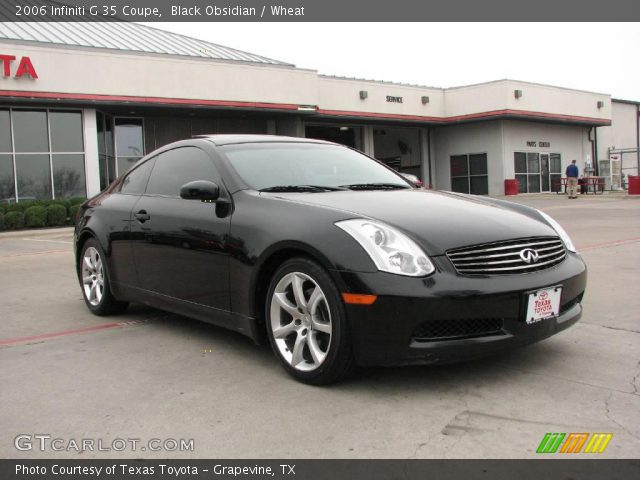 2006 Infiniti G 35 Coupe in Black Obsidian