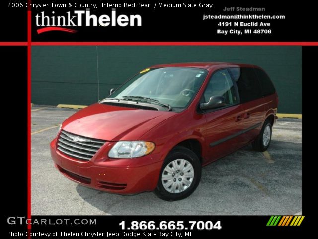 2006 Chrysler Town & Country  in Inferno Red Pearl
