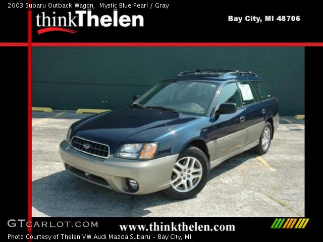 2003 Subaru Outback Wagon in Mystic Blue Pearl