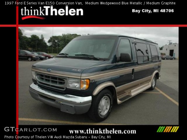 1997 Ford E Series Van E150 Conversion Van in Medium Wedgewood Blue Metallic