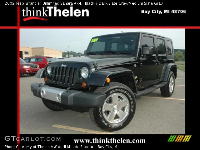 2009 Jeep Wrangler Unlimited Sahara 4x4 in Black