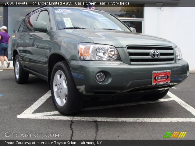 2006 Toyota Highlander Limited 4WD in Oasis Green Pearl
