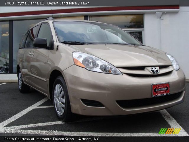 2008 Toyota Sienna LE in Desert Sand Mica