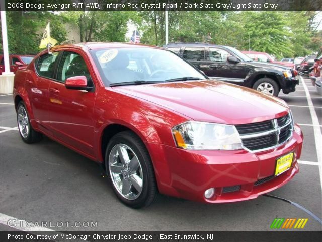 2008 Dodge Avenger R/T AWD in Inferno Red Crystal Pearl