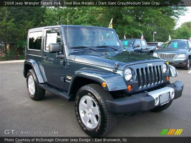 2008 Jeep Wrangler Sahara 4x4 in Steel Blue Metallic
