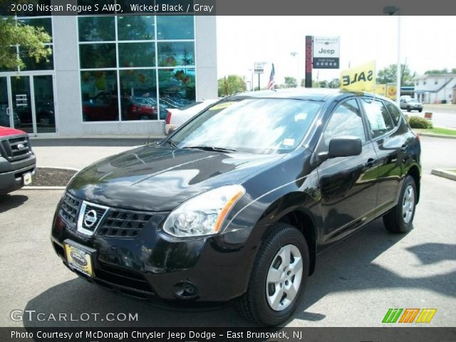 2008 Nissan Rogue S AWD in Wicked Black