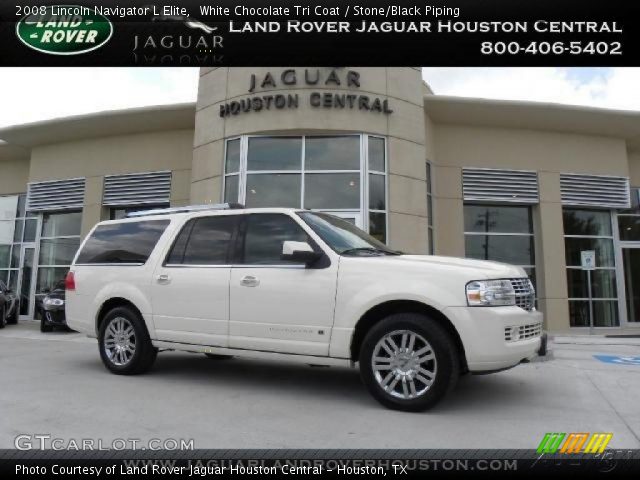 2008 Lincoln Navigator L Elite in White Chocolate Tri Coat