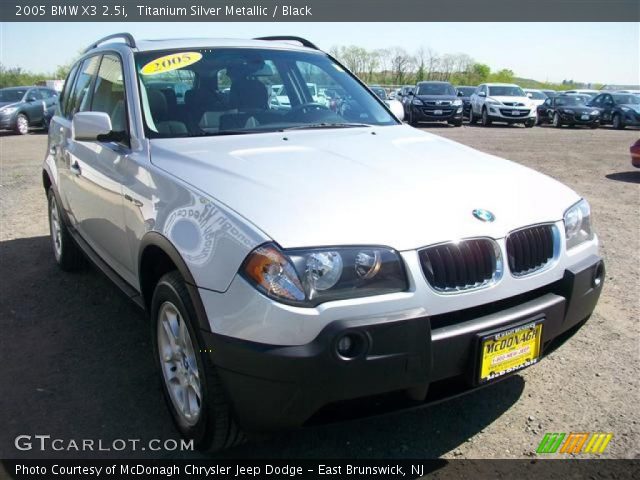 2005 BMW X3 2.5i in Titanium Silver Metallic