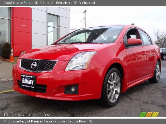 2008 Nissan Sentra SE-R Spec V in Red Alert