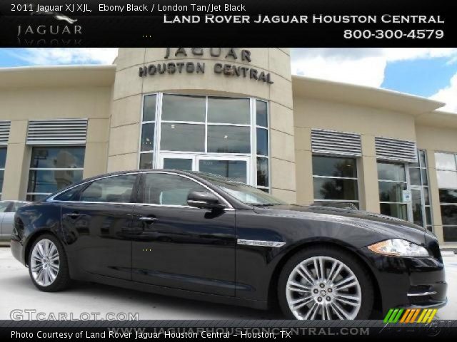2011 Jaguar XJ XJL in Ebony Black