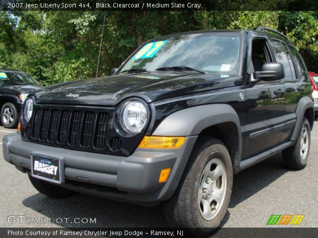 2007 Jeep Liberty Sport 4x4 in Black Clearcoat