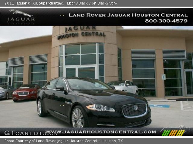 2011 Jaguar XJ XJL Supercharged in Ebony Black