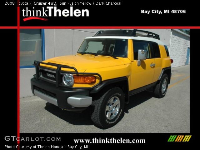 2008 Toyota FJ Cruiser 4WD in Sun Fusion Yellow