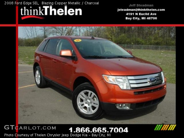 2008 Ford Edge SEL in Blazing Copper Metallic