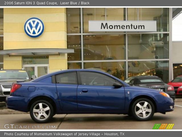 2006 Saturn ION 3 Quad Coupe in Laser Blue