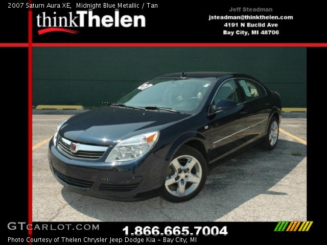 2007 Saturn Aura XE in Midnight Blue Metallic