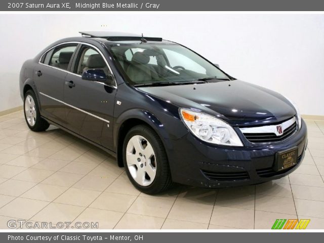 2007 Saturn Aura XE in Midnight Blue Metallic