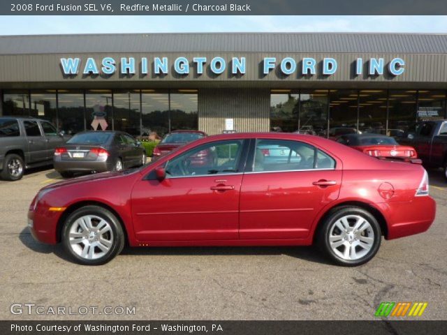 2008 Ford Fusion SEL V6 in Redfire Metallic