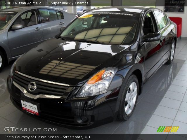 2008 Nissan Altima 2.5 S in Super Black