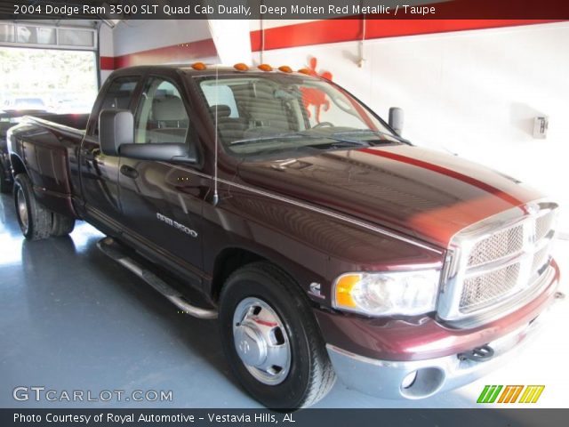 2004 Dodge Ram 3500 SLT Quad Cab Dually in Deep Molten Red Metallic