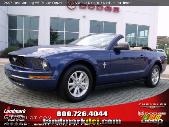 2007 Ford Mustang V6 Deluxe Convertible in Vista Blue Metallic