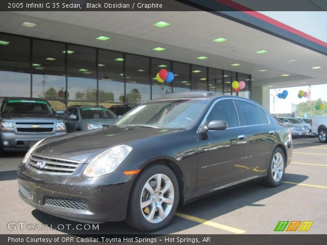 2005 Infiniti G 35 Sedan in Black Obsidian