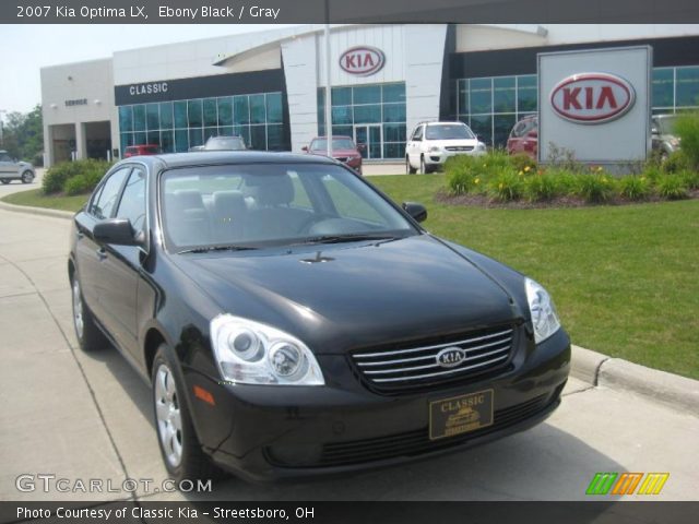 2007 Kia Optima LX in Ebony Black