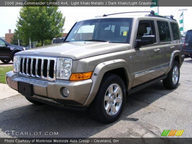 2006 Jeep Commander Limited 4x4 in Light Khaki Metallic