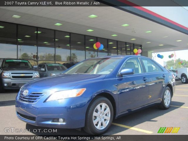 2007 Toyota Camry XLE V6 in Blue Ribbon Metallic